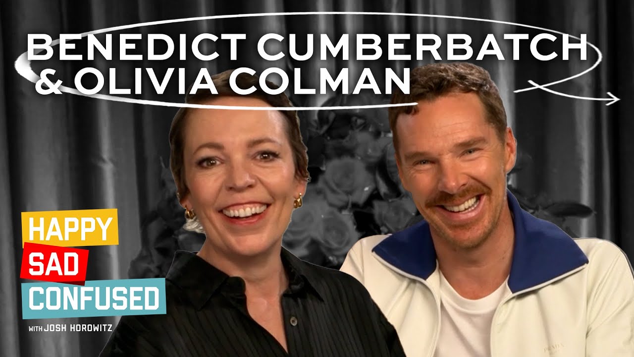 Benedict Cumberbatch & Olivia Colman talk THE ROSES, pet peeves, Marvel, photobombing U2