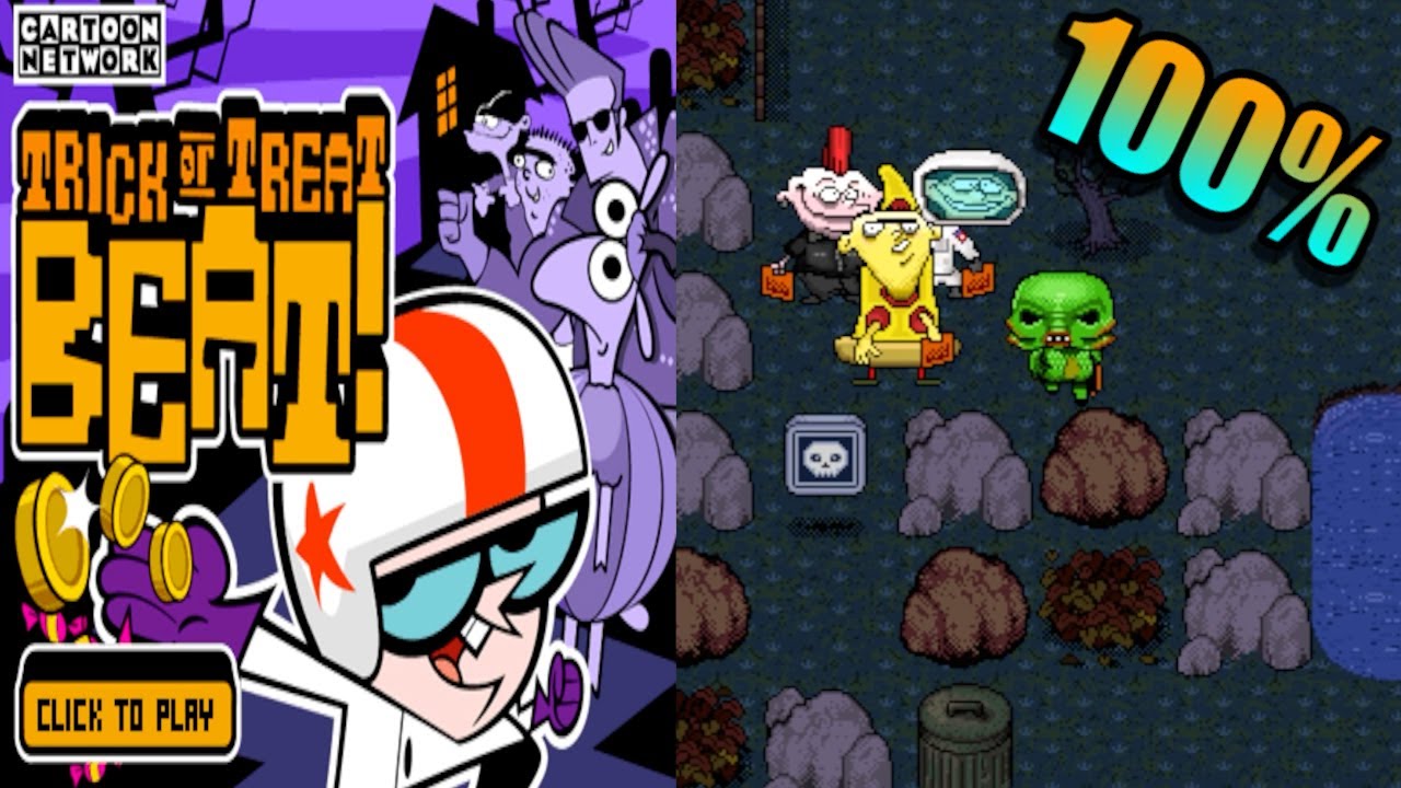 Cartoon Network: Trick or Treat Beat! [04] 100% Flash Game Longplay