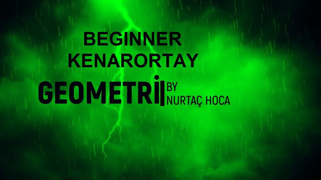 TYT-AYT Beginner Geometri-Kenarortay (19 Soru)(PDF indir)