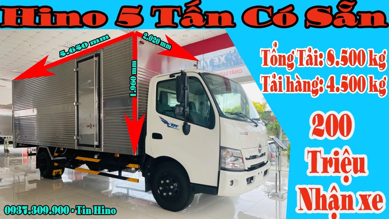 Hino 5 Tấn | Xe Tải Hino 5 Tấn Th&ugrave;ng K&iacute;n C&oacute; Sẵn Gi&aacute; Rẻ