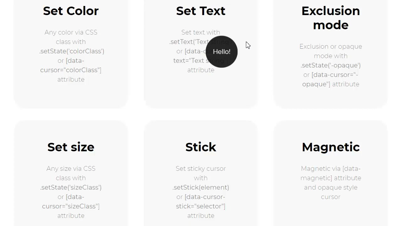 Fancy Cursor Animations In jQuery & GSAP