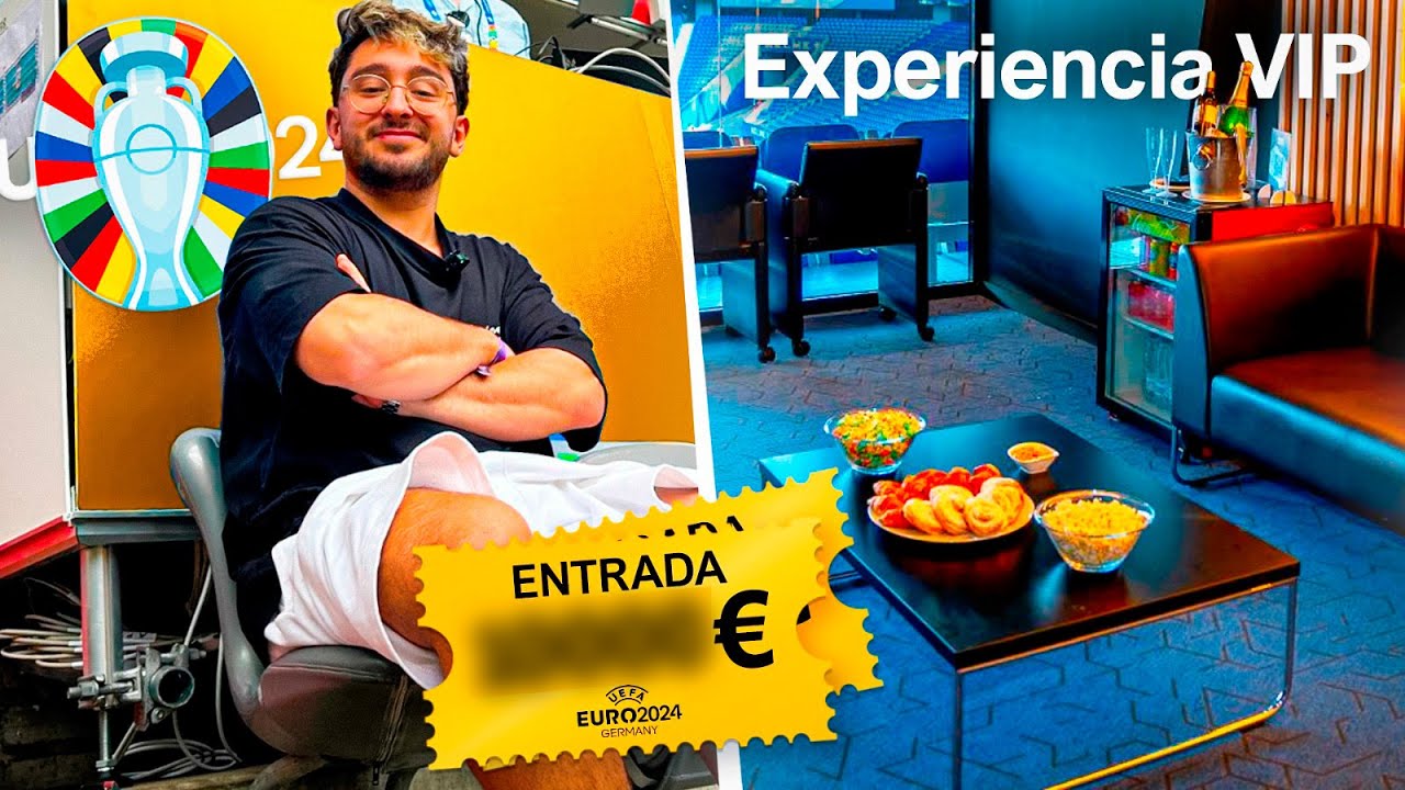 Fuimos al VIP más EXCLUSIVO de la EUROCOPA 🤑 para ESTE PARTIDO CALIENTE 🔥