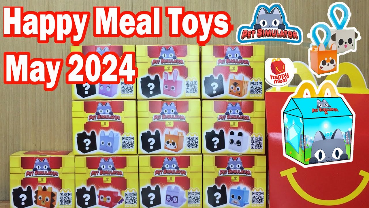 McDo May 2024 Happy Meal Pet Simulator Unboxing