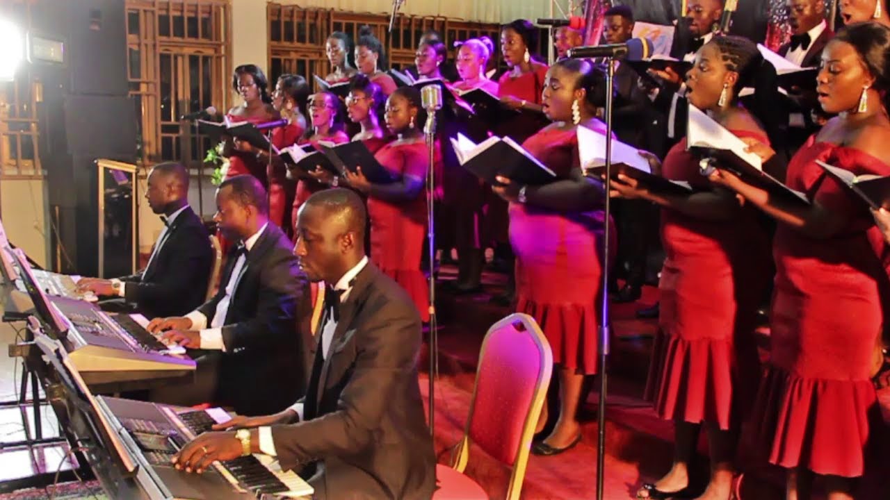 The Heavenly Choir Kumasi: King all glorious with Lyrics /​ C. Wesley ; music by George M. Vail.