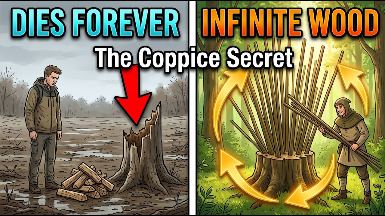 How Medieval Peasants Grew Infinite Firewood (The 1,000-Year Secret)