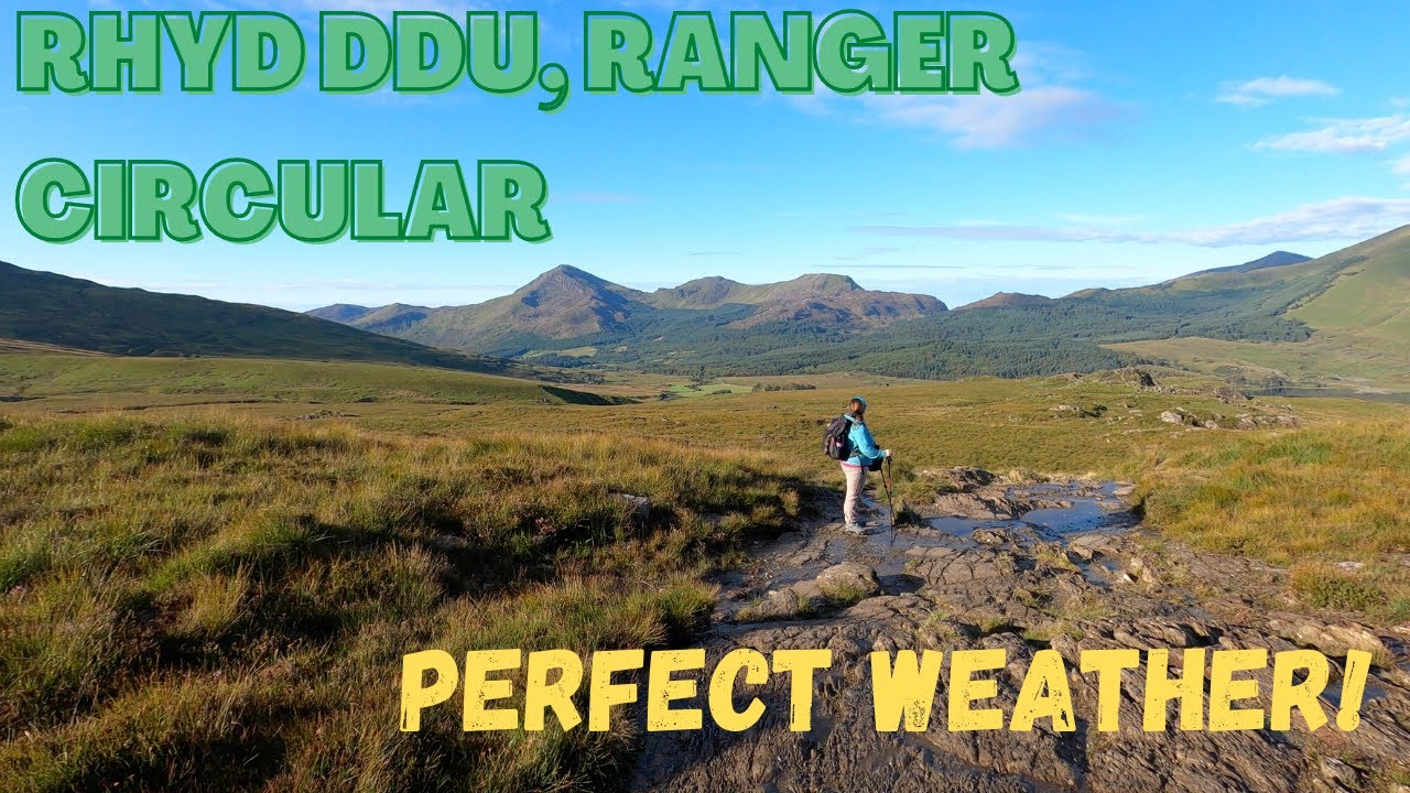 SNOWDON up Rhyd Ddu path, Down Ranger path circular | The lesser walked route