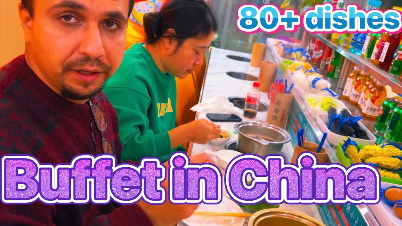 Wow Trying Buffet (80 plus dishes) in China #ytshort
