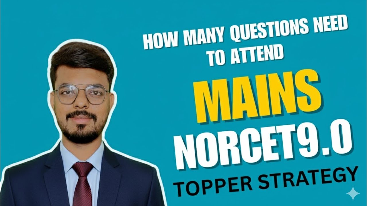 СТРАТЕГИЯ ДЛЯ ЭКЗАМЕНА NORCET MAINS // КАК ПОЛУЧИТЬ ХОРОШИЙ РЕЙТИНГ #norcet9 #важно #тренд #страт...