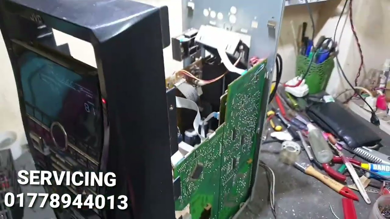 JVC DX-U10 HI-FI #SOUND PROBLAM #repair বরিশাল থেকে সিস্টেমটা দিয়ে যায় ভাই সার্ভিসিং এর জন্য