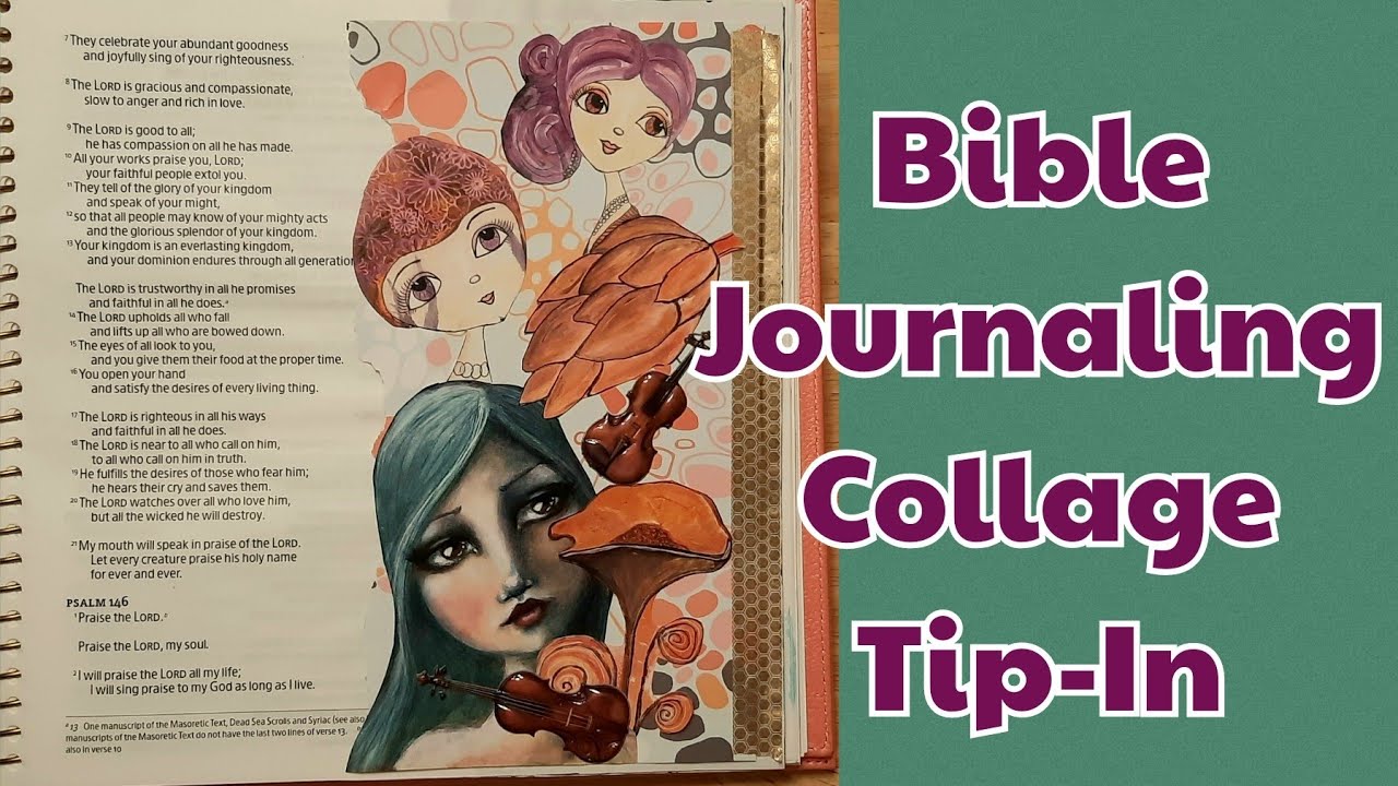 🍂Easy Bible Journaling Collage Art (Tip-In)🍂