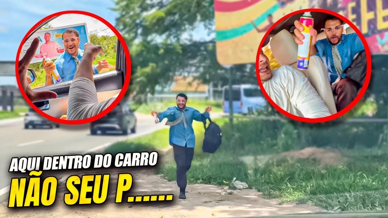 DIDINHO FAZ MEDO A MANE E O MUDINHO COM ESPUMINHA DE CARNAVAL | DIDINHO 