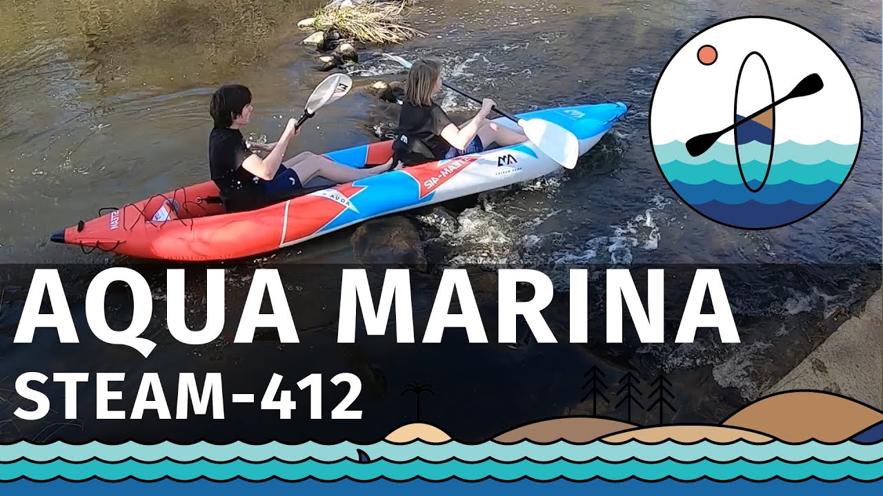[PADLUJTE.CZ] Kajak AQUA MARINA STEAM-412 dvojmístný