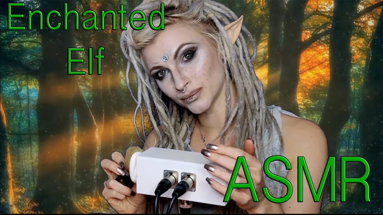 ASMR elf tingles , brushes humming tapping - relaxing stress relief