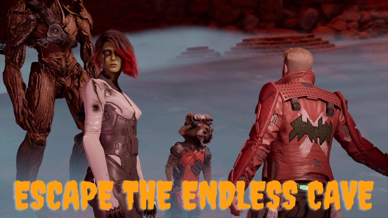 Guardians of the Galaxy - Escape the endless foggy cave solution.