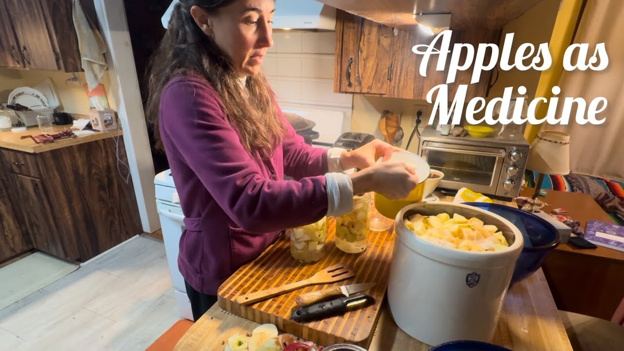Fermenting Apples and Embracing Winter Chill