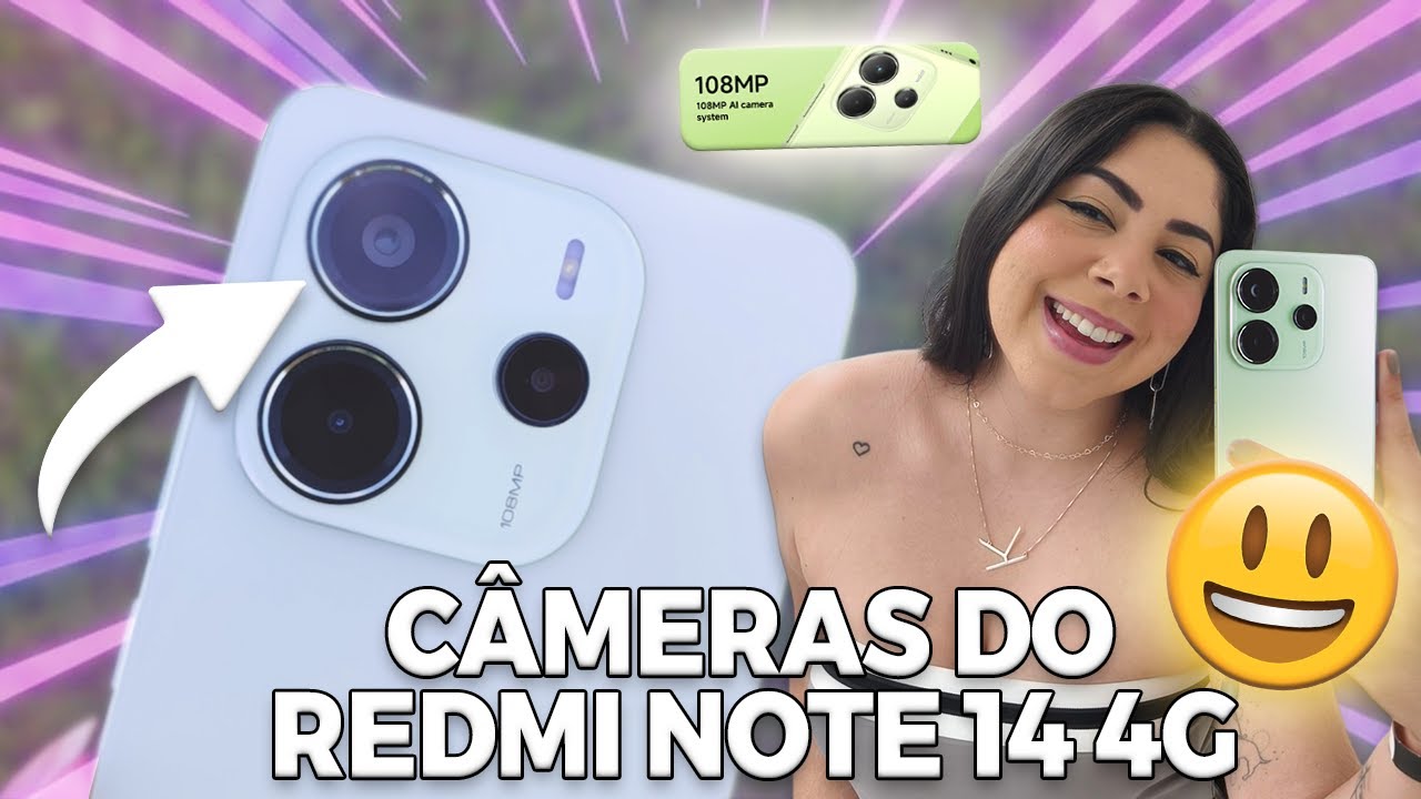 Testando a câmera do Redmi Note 14 4g
