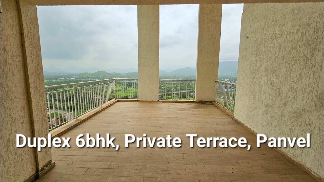 4.75 Crore, Duplex 6bhk with a massive Private Terrace, Indiabulls Daffodils, Panvel