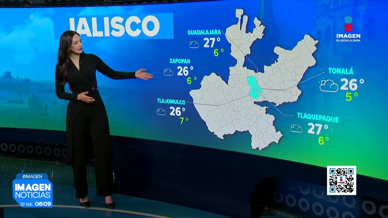 Pronóstico del tiempo Jalisco 27 de enero de 2026 | Noticias GDL con Erick Breguer