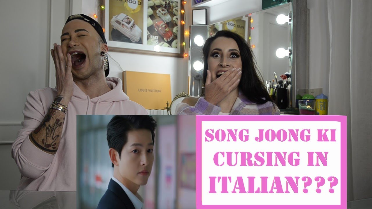 Italians 🇮🇹 React to Song Joong Ki (Vincenzo Cassano) cursing in Italian (K-Drama Vincenzo)