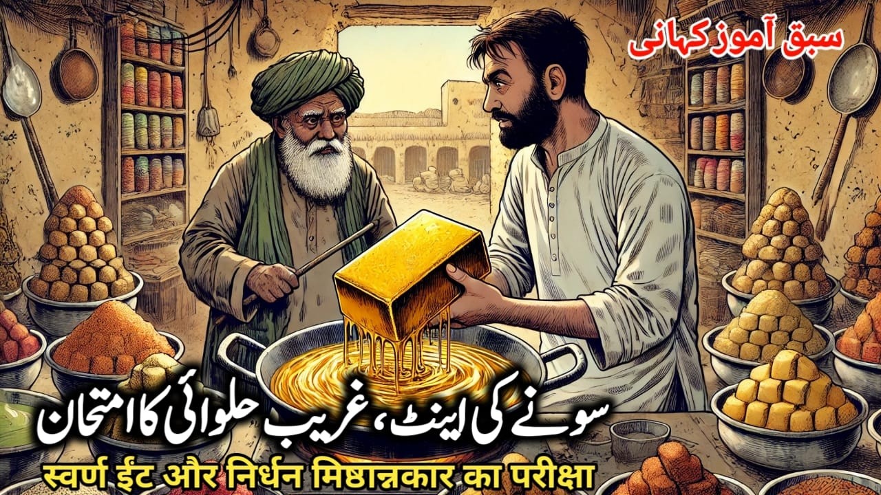 Sone Ki Eent Ne Gareeb Halwai Ka Imaan Azma Liya || Haqeeqat Se Bhari Kahani || moral stories 