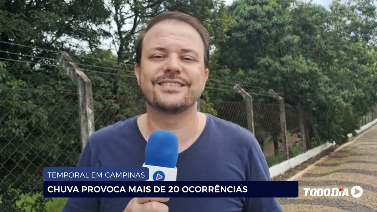 TEMPORAL EM CAMPINAS: CHUVA PROVOCA MAIS DE 20 OCORRÊNCIAS