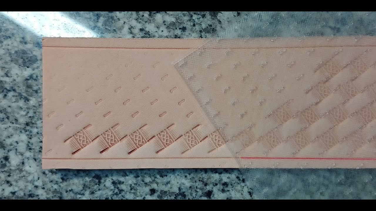 Using StampAids to Line Up Diagonal Basket Weave Pattern