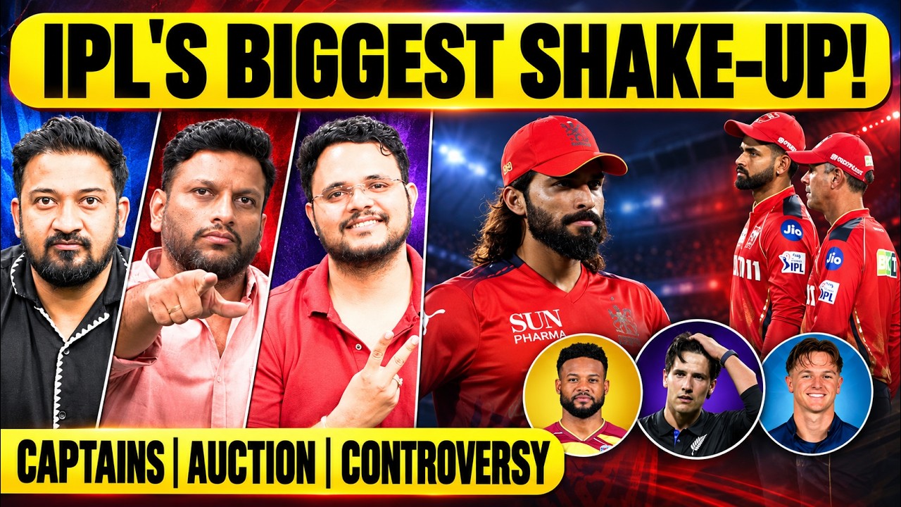 🔴GC DEBATE: IPL Auction Hot Picks, RCB & KKR Leadership Change, Ponting&rsquo;s Punjab Saga