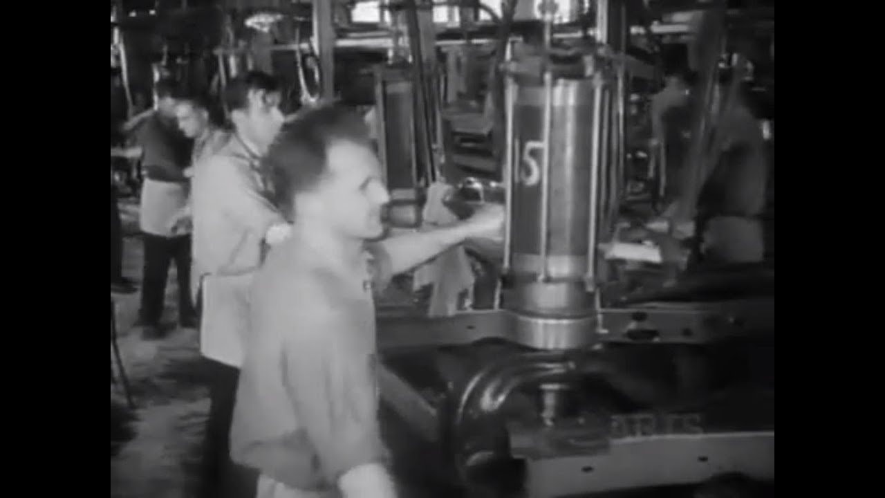 Fascinating 1936 Footage of a Car Assembly Line