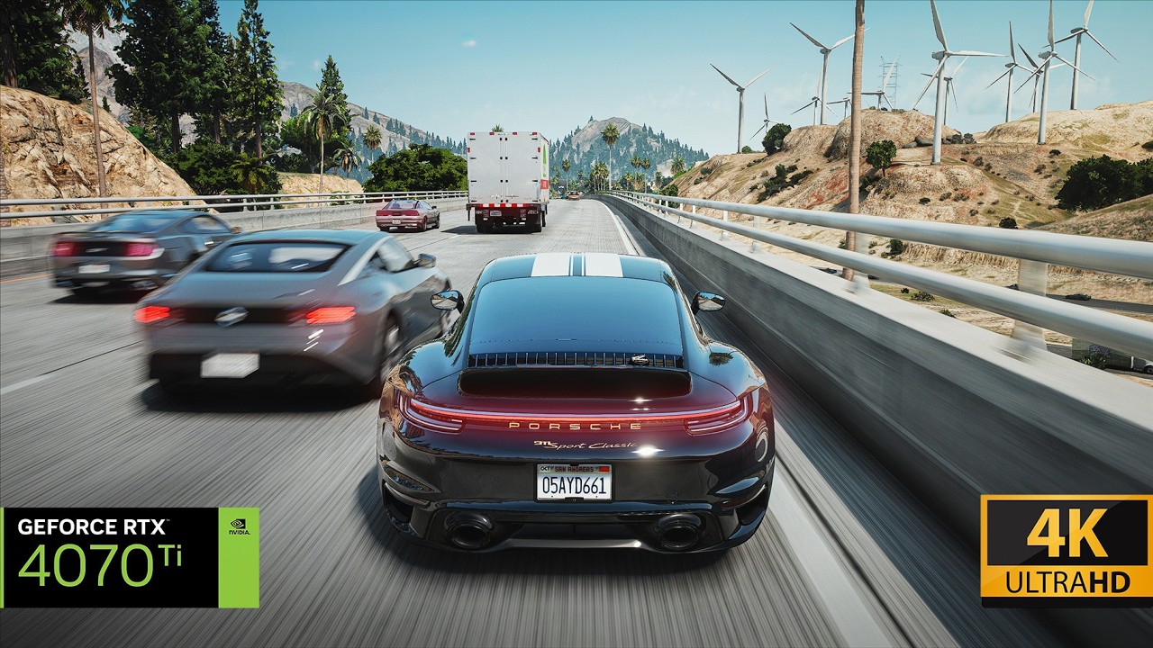 Photorealistic GTA V Gameplay – Insane Graphics Mod
