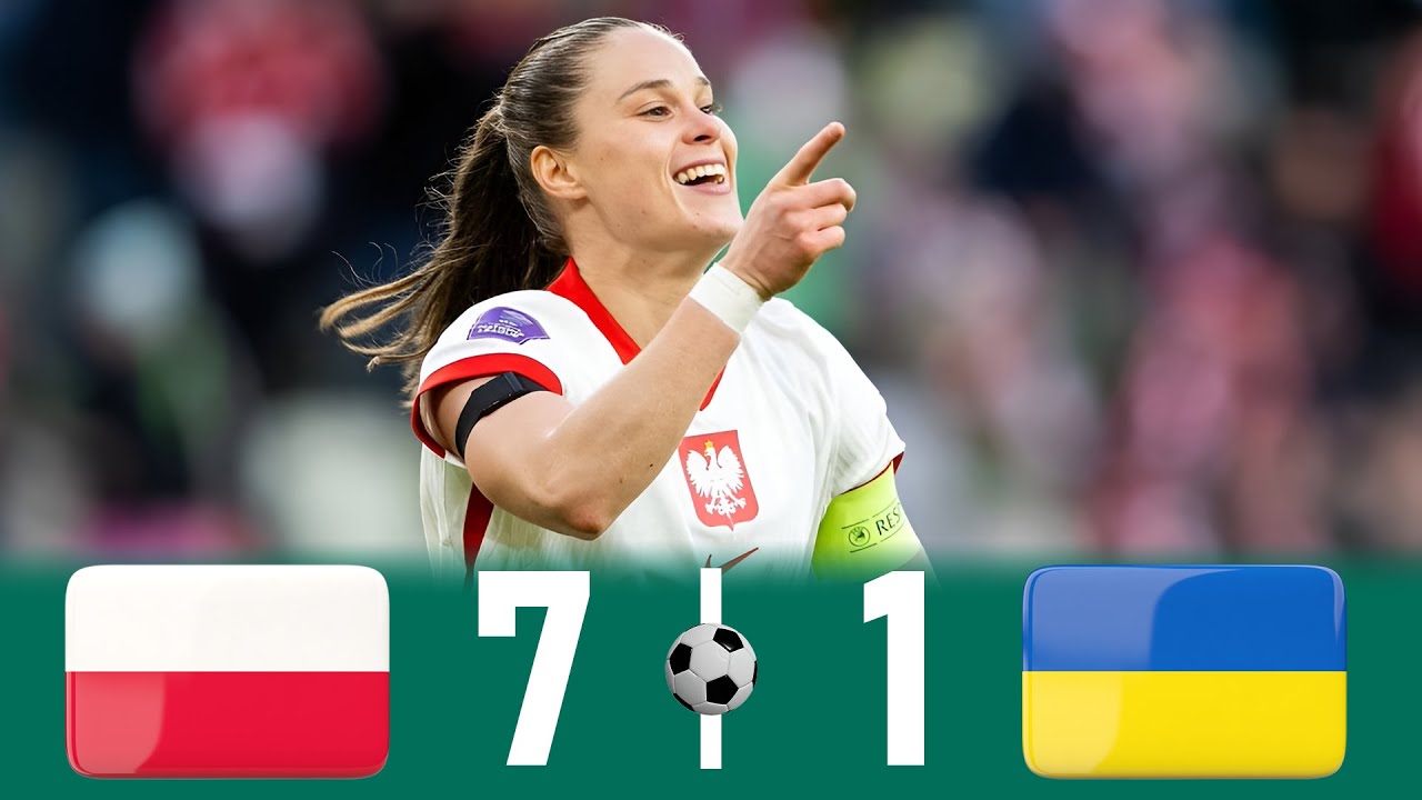 Poland Destroy Ukraine 7–1 | Women’s Football 2025