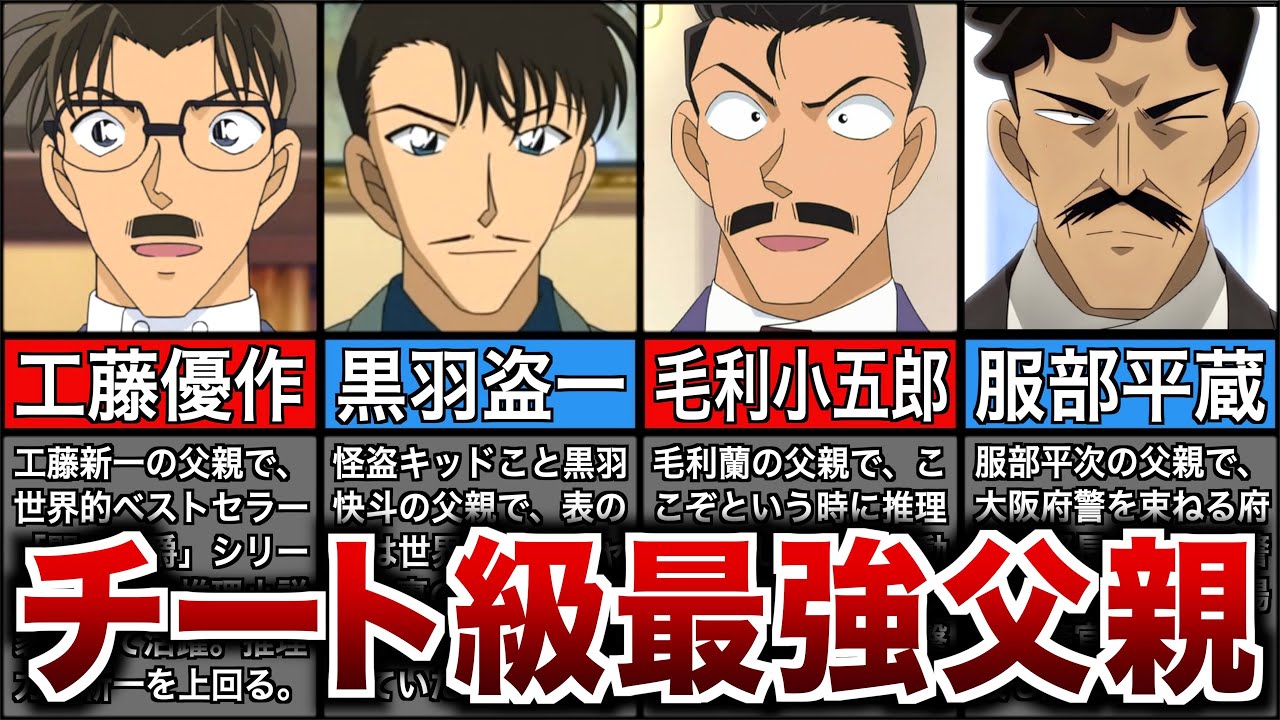 【8選】あまりにチートすぎる最強の父親まとめ【名探偵コナン】【ゆっくり解説】