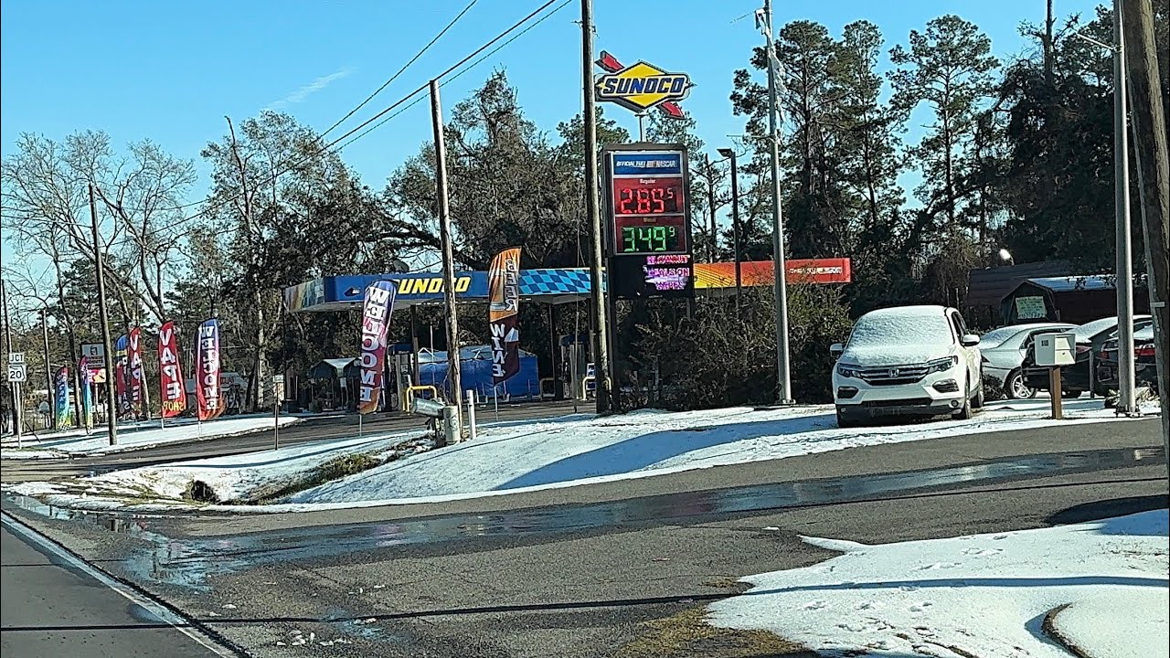 Winter Storm Aftermath In Tallahassee, Florida 2025