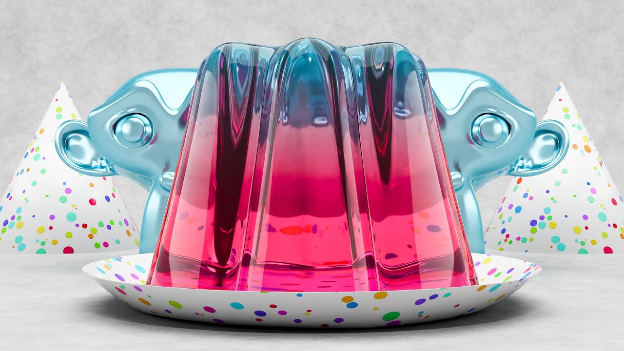 HOW TO CREATE A PROCEDURAL JELLY JELLO MATERIAL IN BLENDER 4