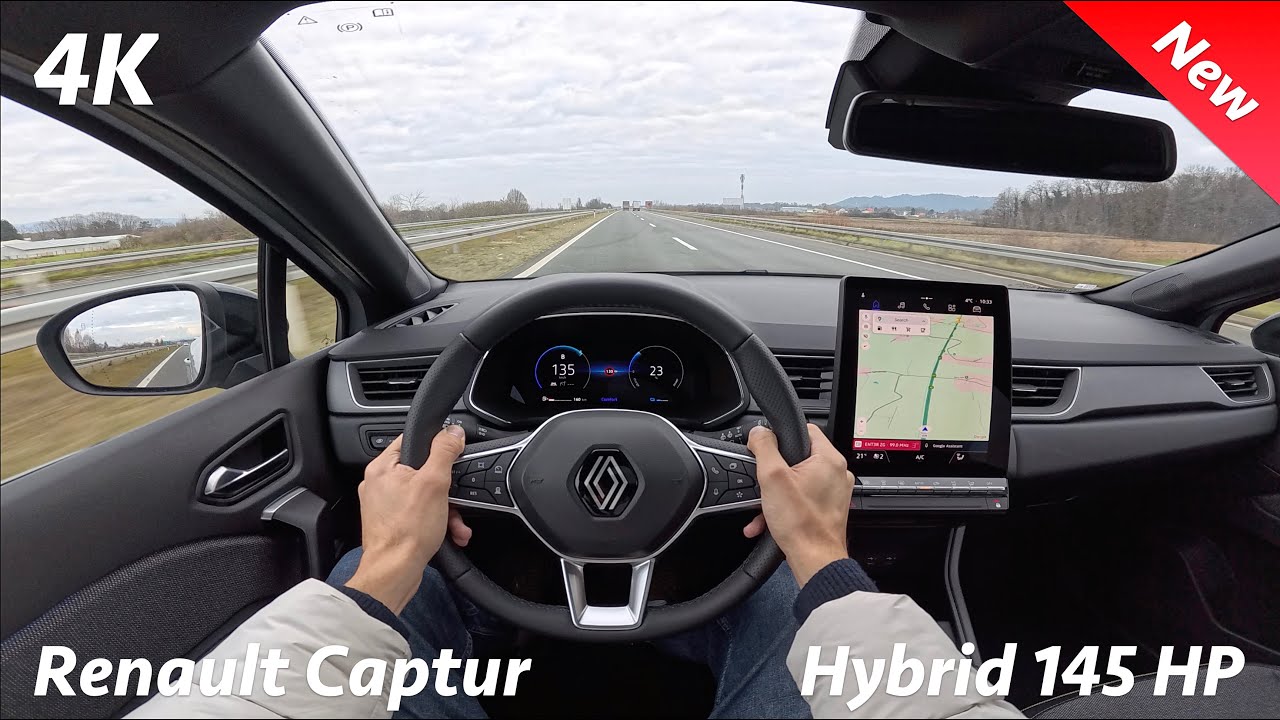 Renault Captur 2024 POV Test drive (1.6 E-Tech Full Hybrid 145 HP)