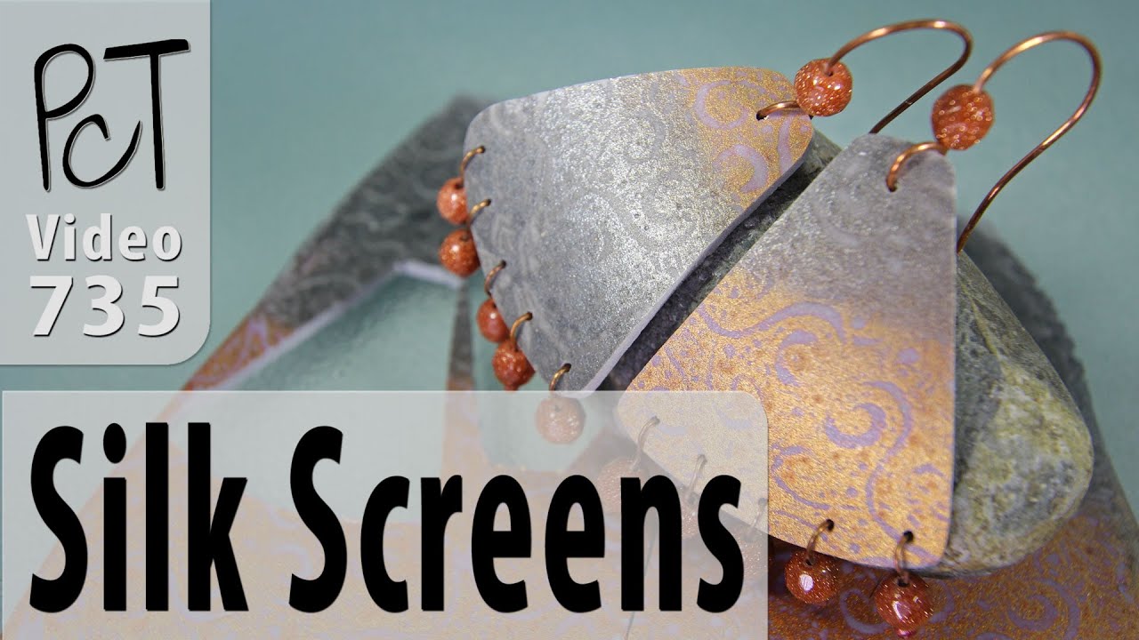CreateAlong Silk Screen Stencils for Polymer Clay