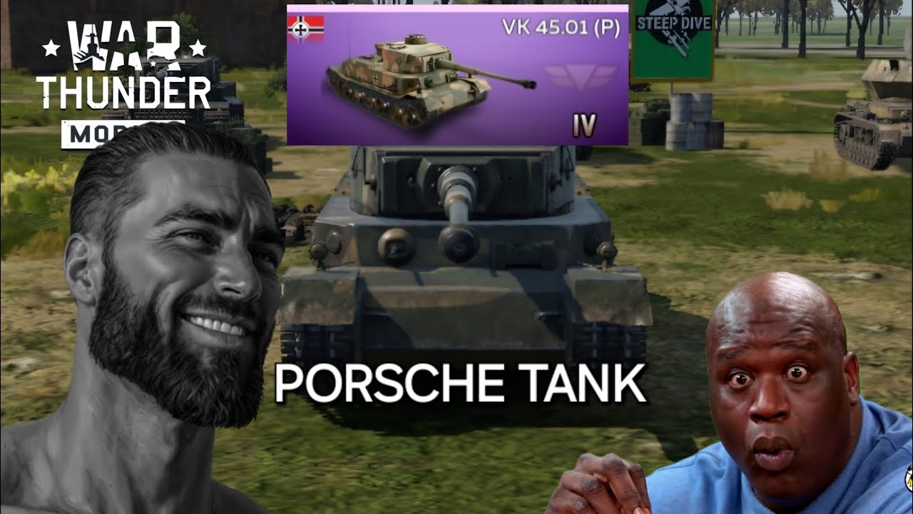 Tiger Porsche ASMR - War Thunder Mobile