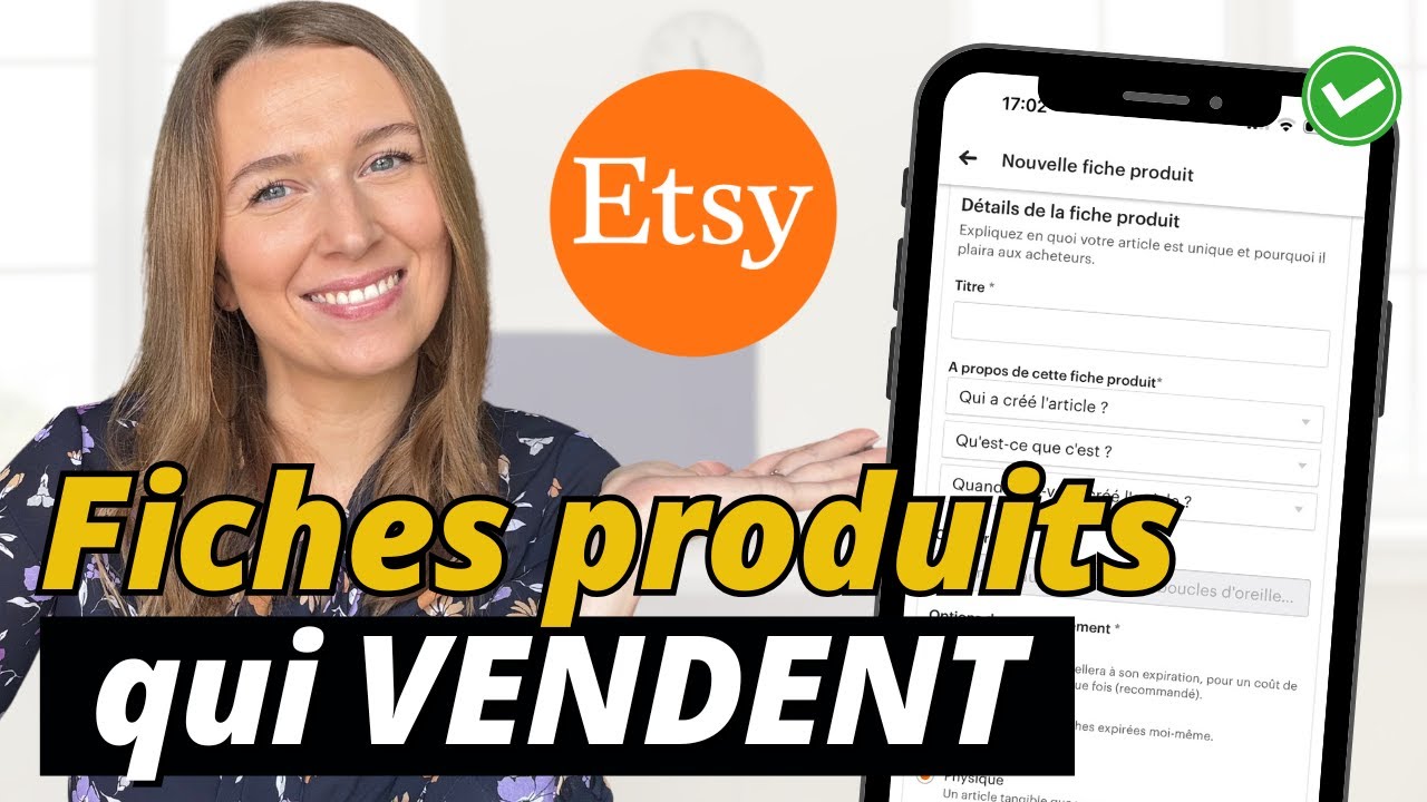 Créez des fiches produits Etsy qui VENDENT [Etsy Challenge J3]