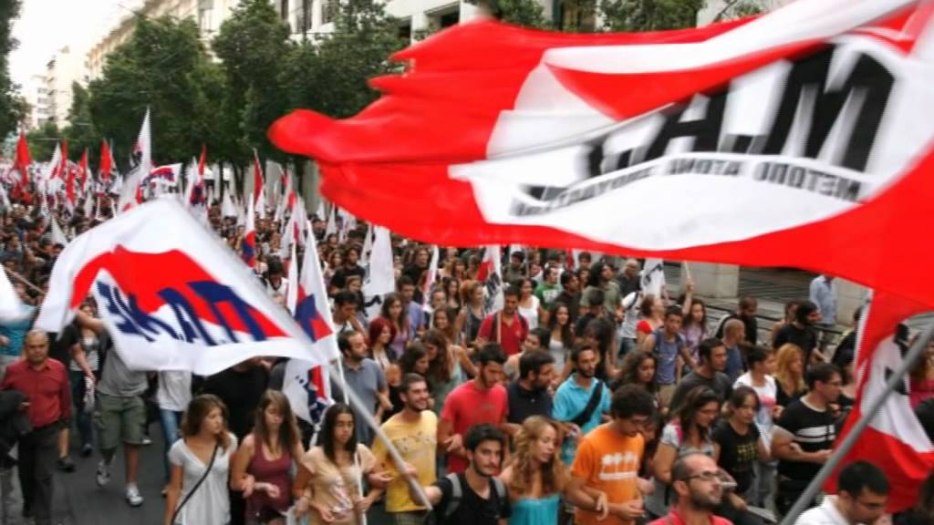 Greek communists confront the crisis.m4v