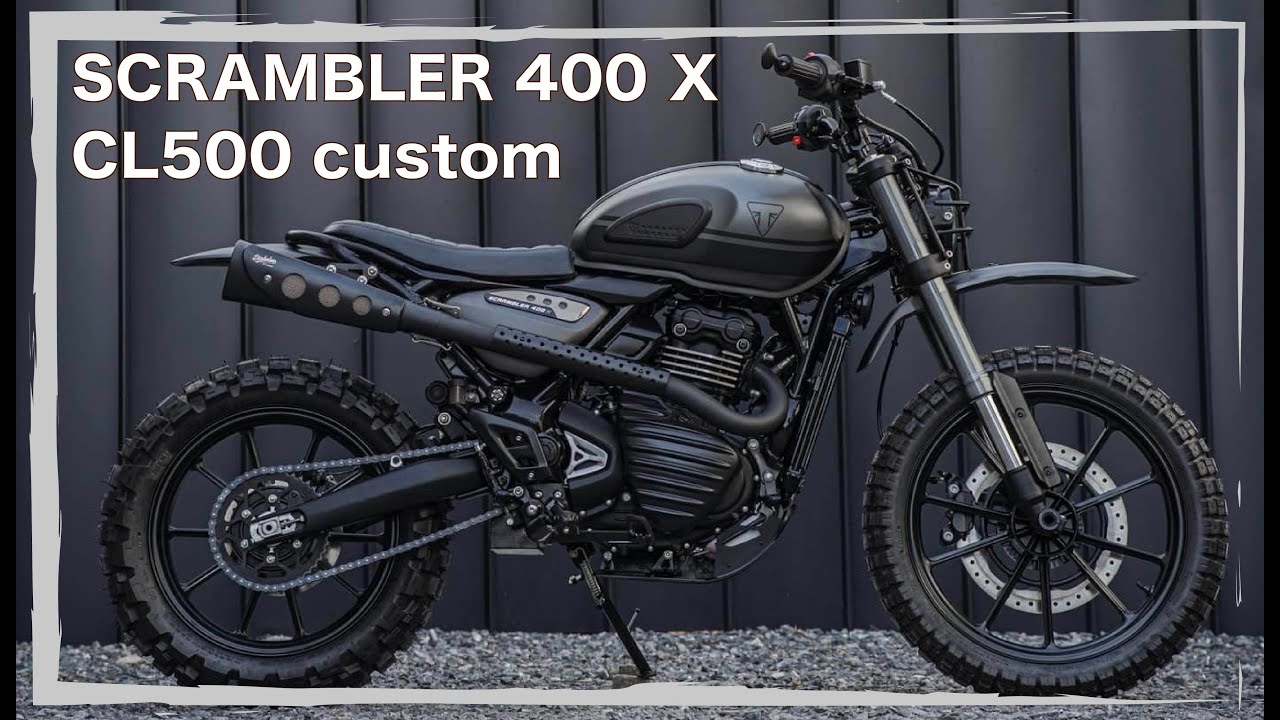 【K-SPEED】トライアンフSCRAMBLER 400 X　＆HONDA CL５００カスタム