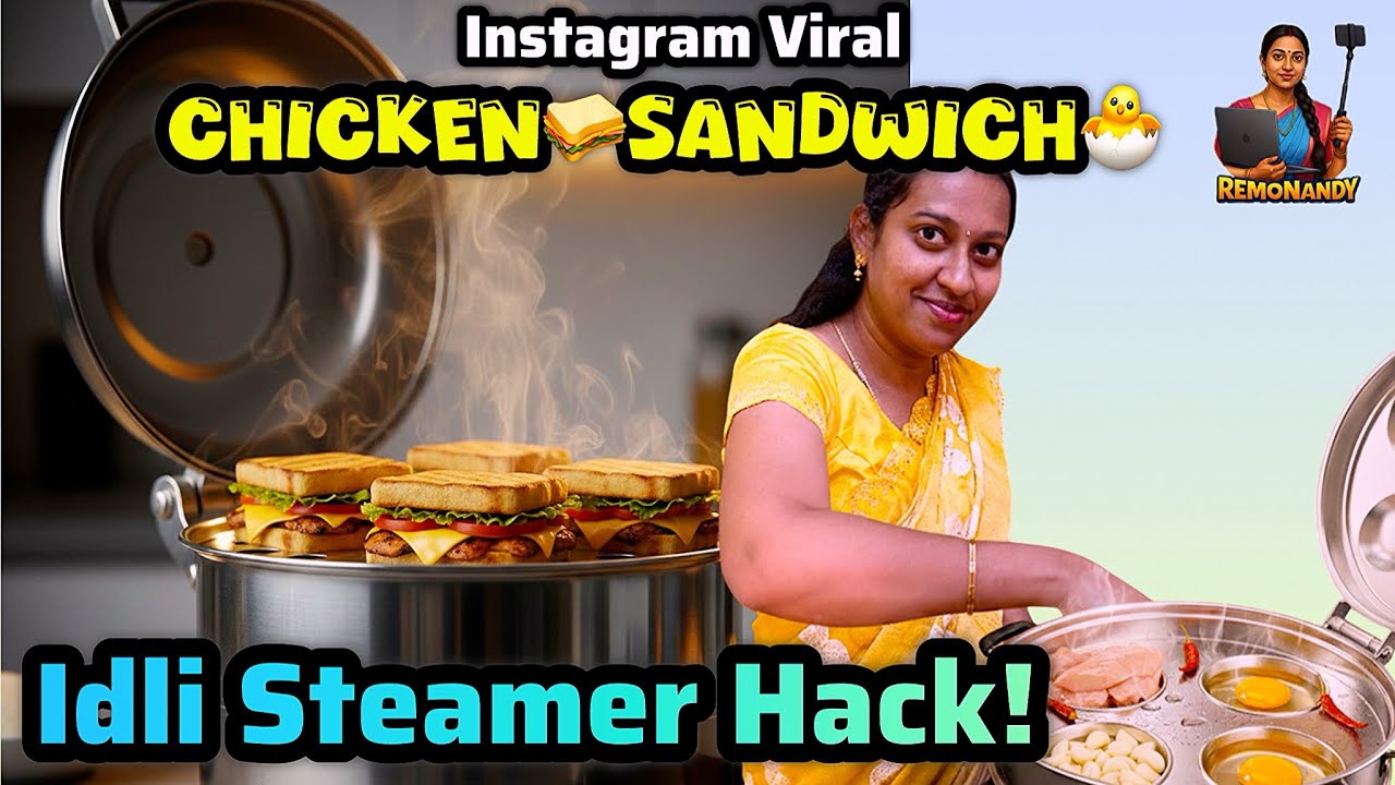 Instagram✨Viral Chicken Sandwich 🥪😋|Easy Homemade Recipe💢| #vlog #food #recipe #tamil 