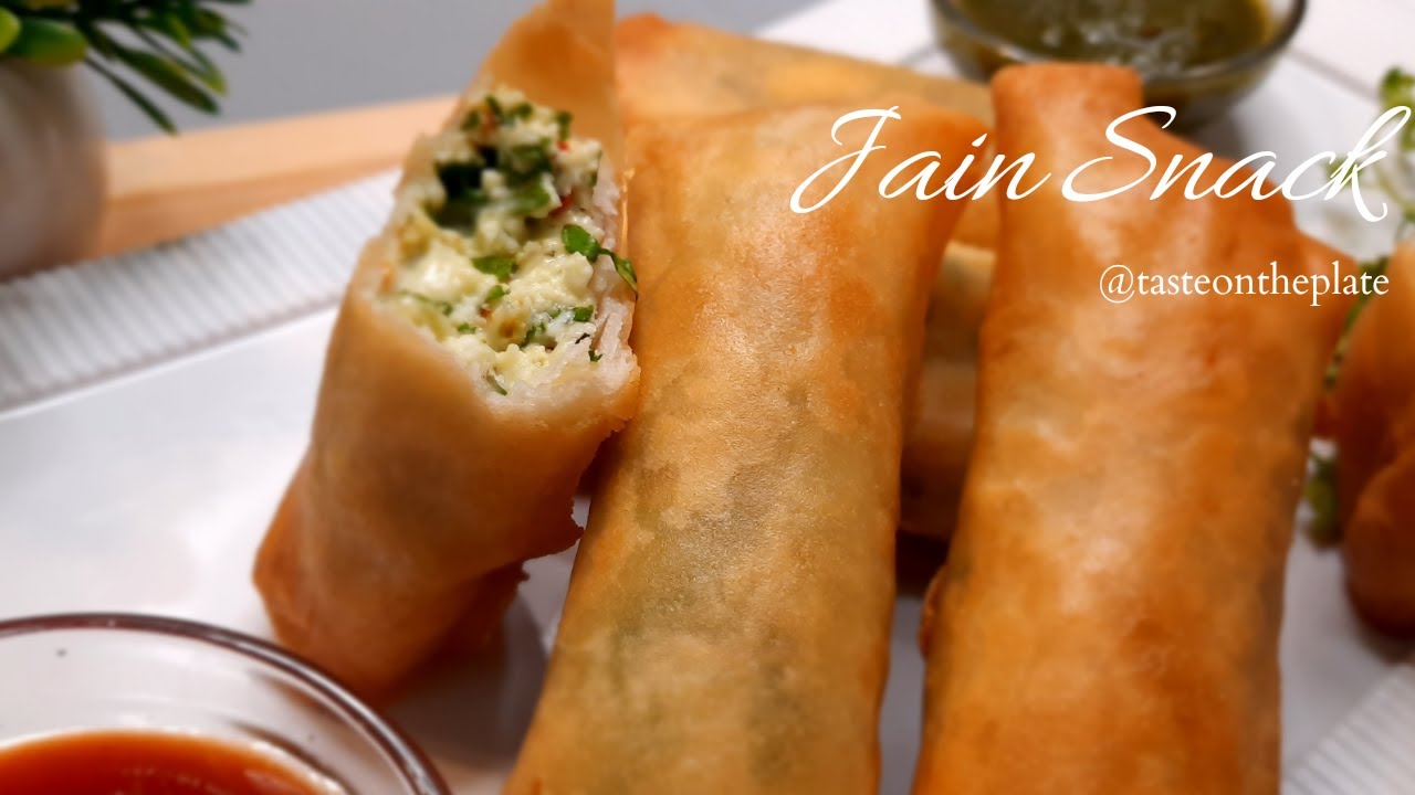 Jain snack recipe/jain rolls/jain recipe/no onion no garlic recipes/jain party snacks