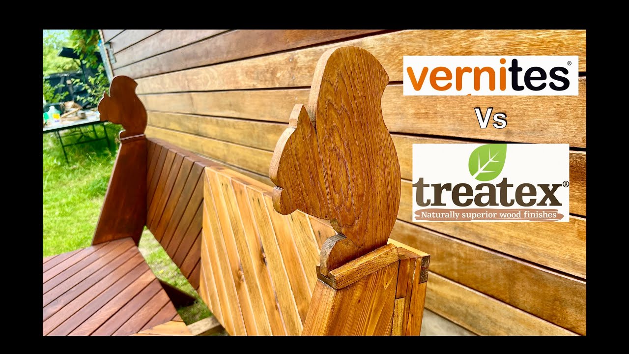 Restoring My Garden Bench. Treatex Versus Vernites