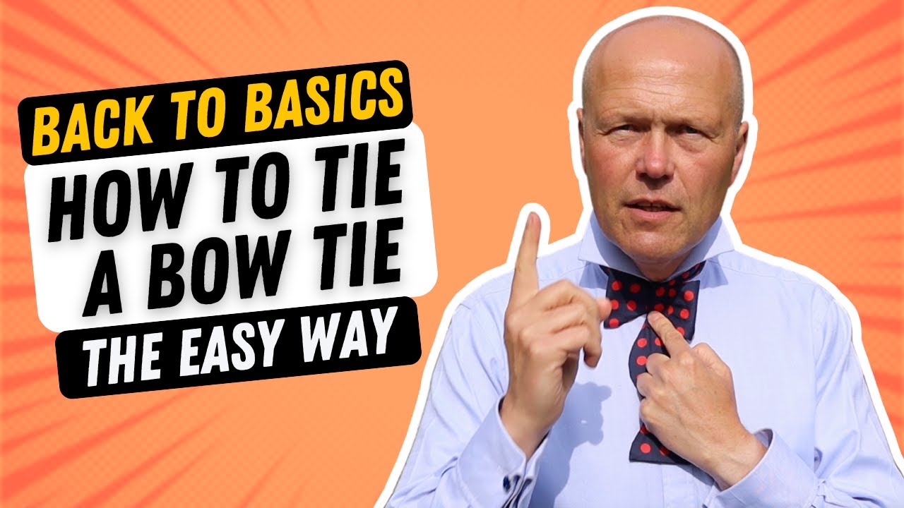 HOW TO TIE A BOW TIE | SIMPLE TUTORIAL