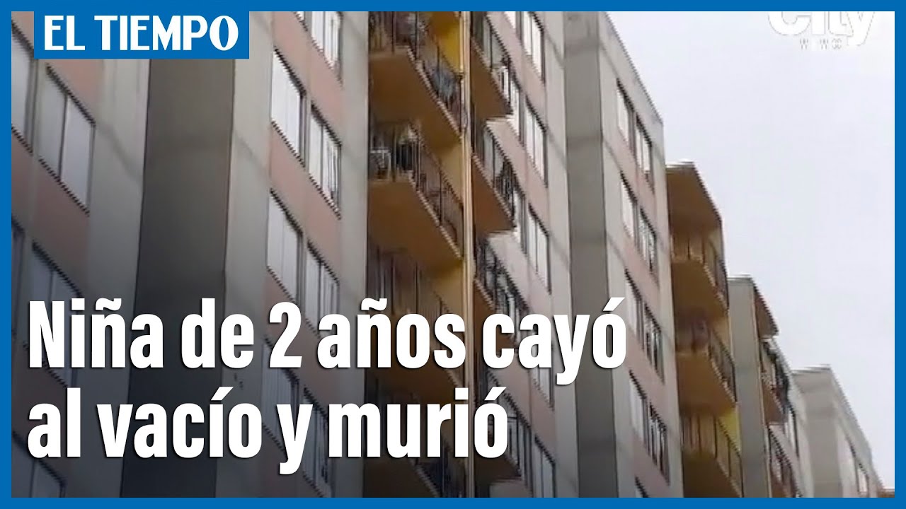 Niña de 2 años murió tras caer al vacío