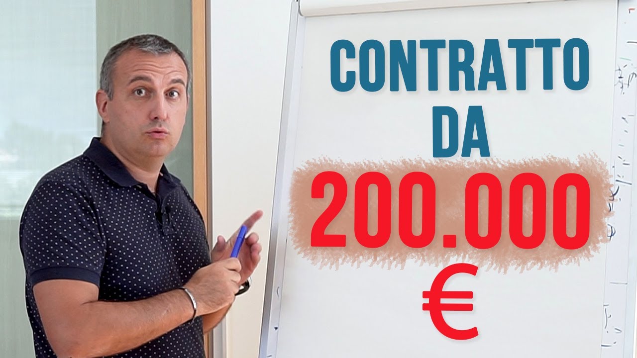 Tecniche di vendita: come ho chiuso un contratto da 200.000,00 €!