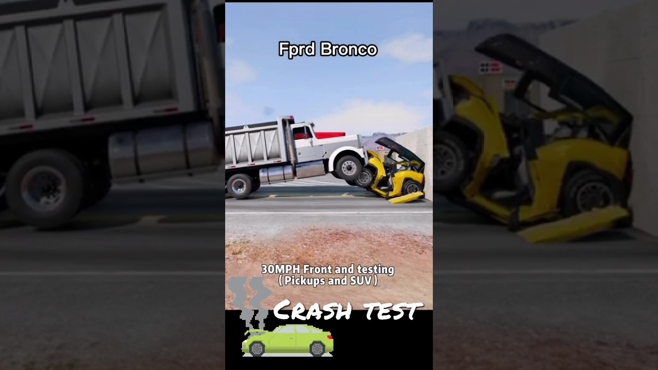 Crash Tests SUV and Trucks #crashtest #suv #trucks