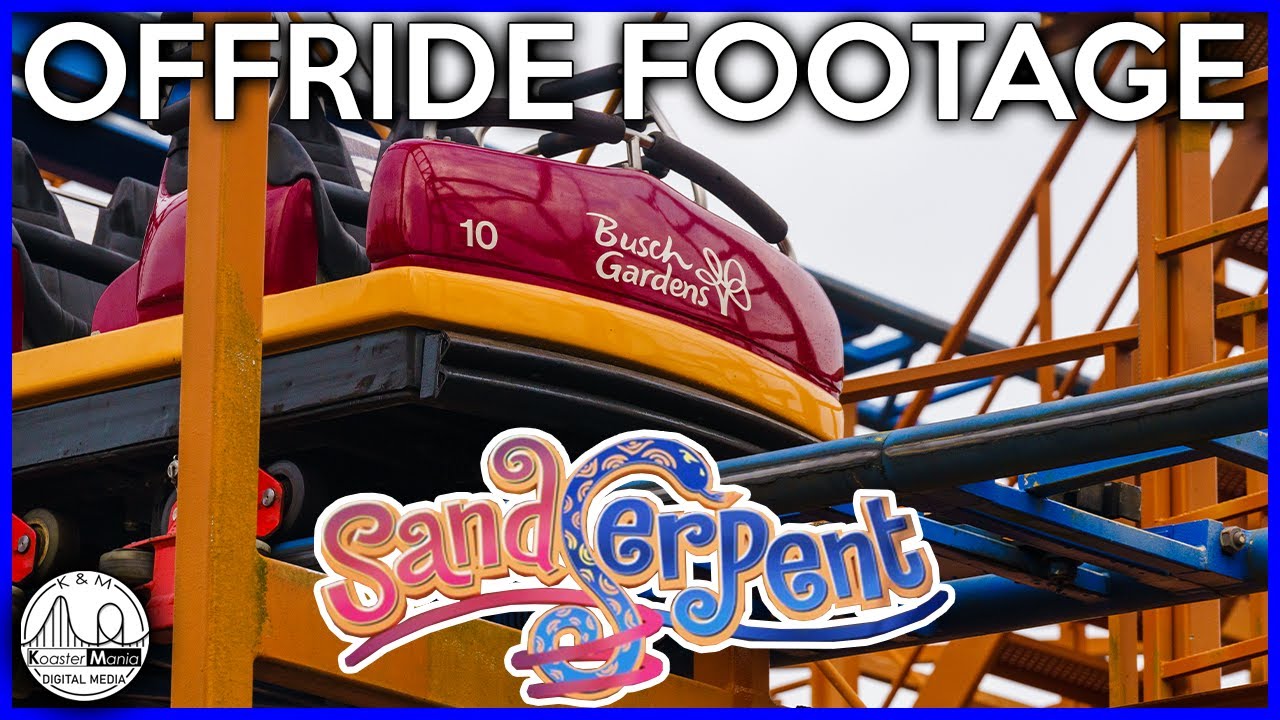 SandSerpent! | Busch Gardens Tampa | 4K Off-ride Footage | Non-Copyright | 2022