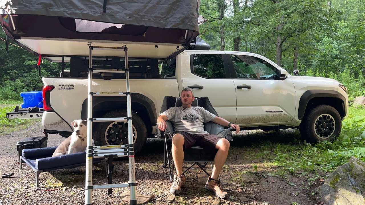 Solo Camping | Trashed Campsite | Extreme Humidity | New Gear From Traverseon