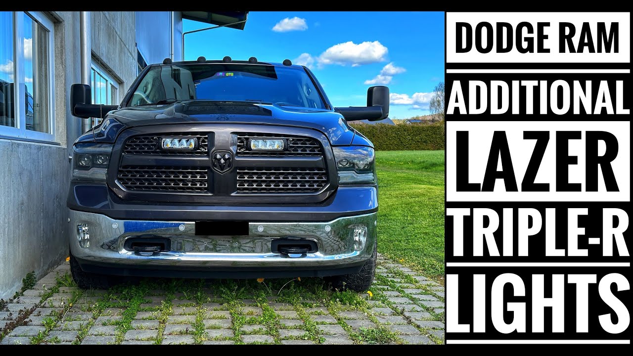 Dodge RAM 1500 - Lazer Light Triple-R 750 Elite Grille Kit