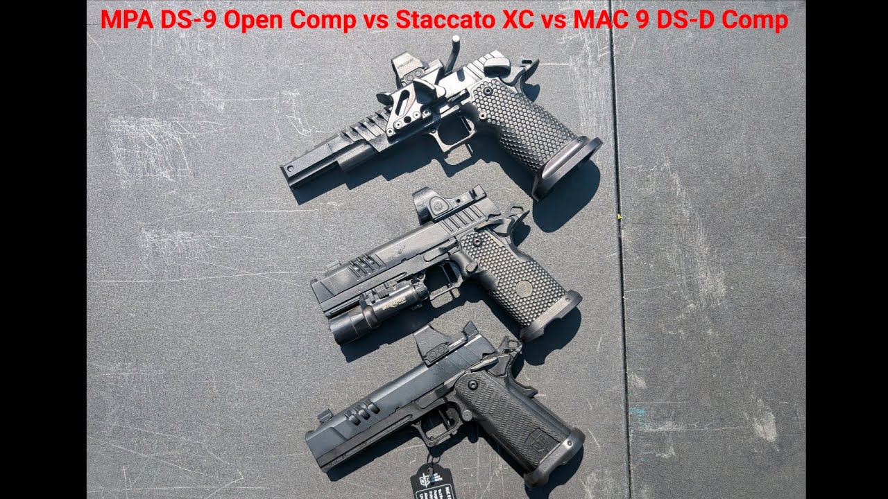 MPA DS9 Open Comp против Staccato XC против MAC 9 DS-D Comp... Как они сравниваются?
